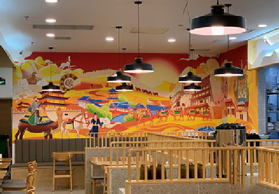 建宁商业空间彩绘介绍。