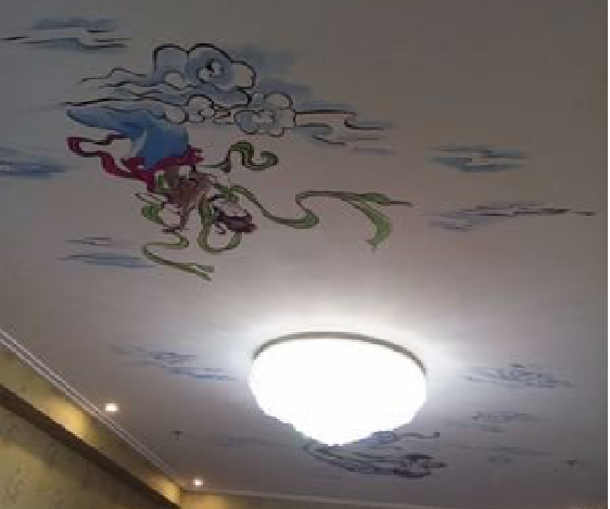 建宁如何快速绘制天花板上的手绘墙?