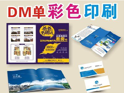 建宁单页印刷，色彩搭配简单。